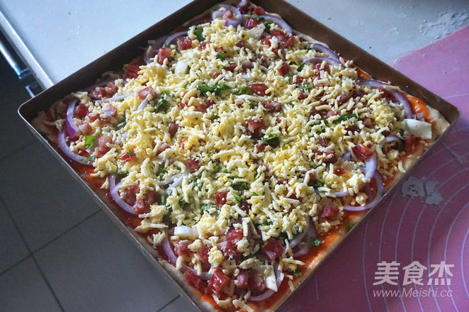 Sausage Pizza recipe