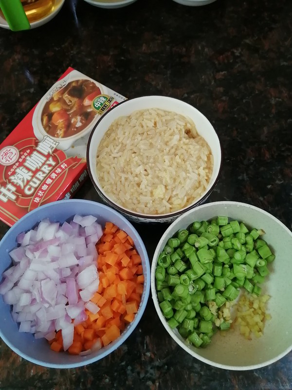 Simple and Delicious~~curry Fried Rice recipe