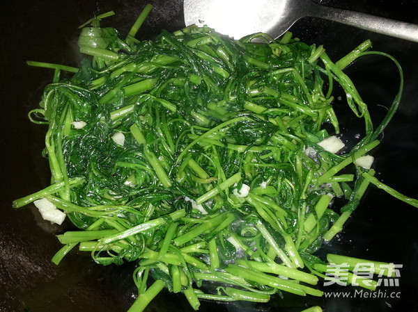 Vegetarian Water Spinach recipe