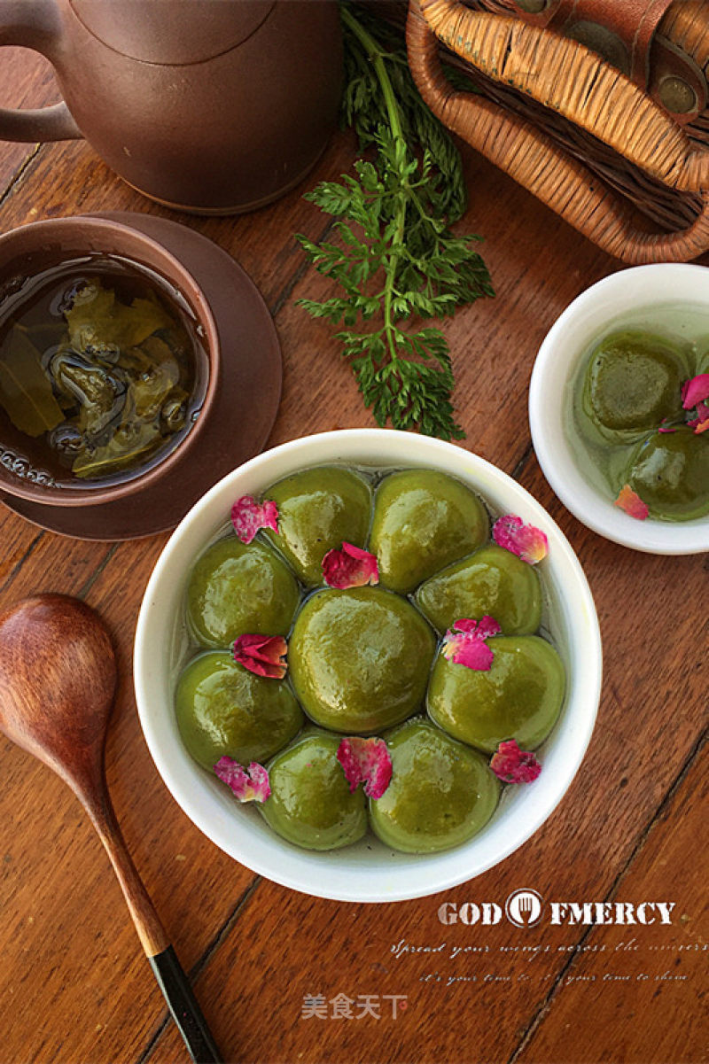 #八珍盛宴# A Glutinous Rice Ball and A Miss = A Passionate Rose Glutinous Rice Ball Entrusted with Miss recipe