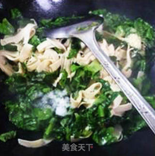 Stir-fried Thousands of Lettuce Leaves recipe