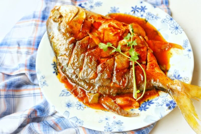 Delicious Fish || Braised Pomfret with Cumin Sauce recipe