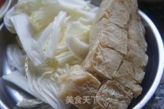 Frozen Tofu Stewed with Cabbage recipe