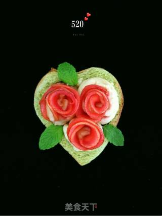 #the 4th Baking Contest and is Love to Eat Festival#toast Rose recipe