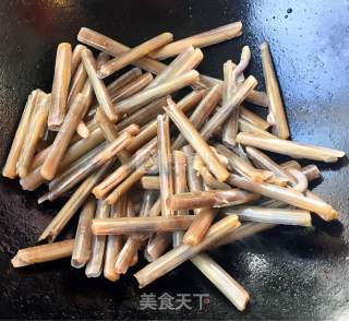 Spicy Fried Razor Clam recipe