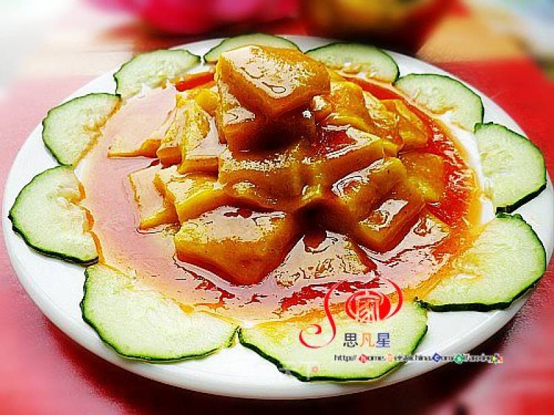Step by Step ---- Staple Food: Golden Cake with Juice recipe