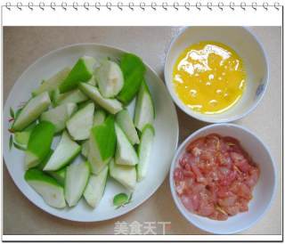 Water Melon Egg Flower Lean Meat Soup recipe