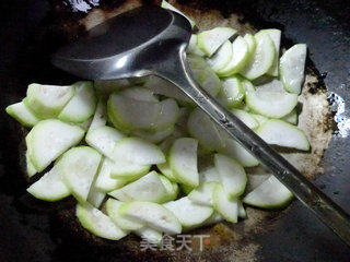 Double Fresh Pickled Cabbage Stir-fried Night Blossom recipe