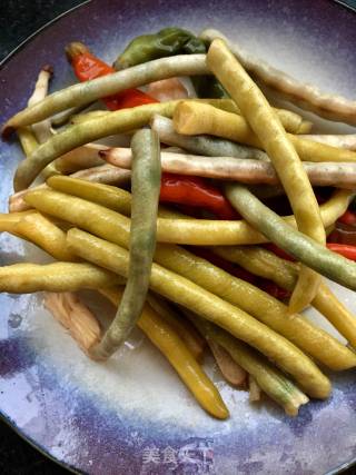 Stir-fried Capers with Diced Pork recipe