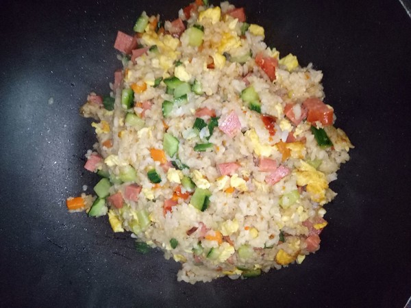 Consumption/soy Sauce Fried Rice recipe
