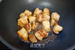 Braised Pork Belly with Pearl Mushroom recipe