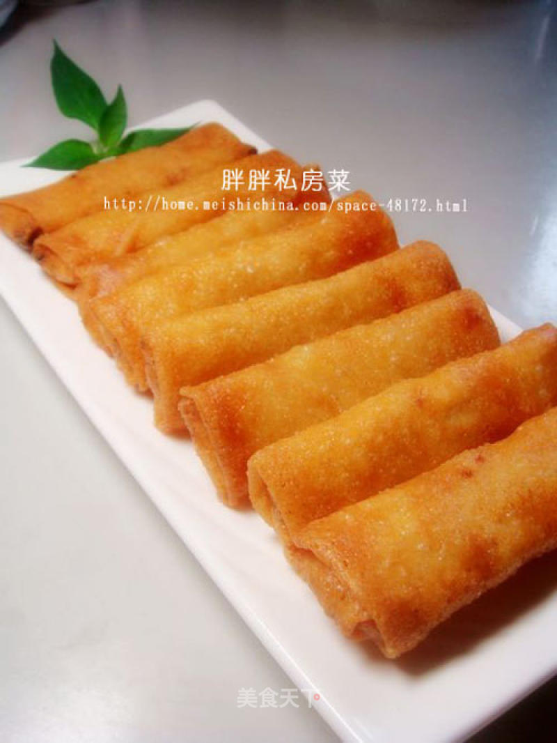 【su Cai】--shredded Chicken Spring Rolls recipe