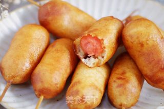 Fried Mini Hot Dogs recipe