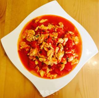 Scrambled Eggs with Tomatoes recipe