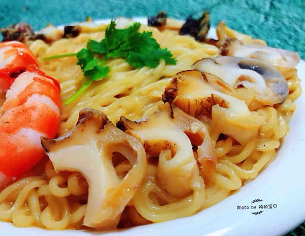 Whole Seafood Noodles recipe