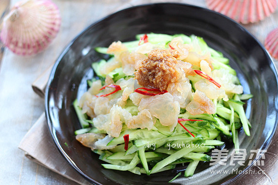 Jellyfish Head Mixed with Cucumber recipe