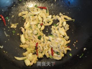 Fried Bean Dan with Onion recipe