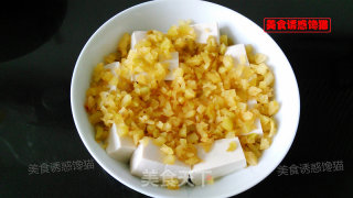 Steamed Tofu with Minced Meat recipe
