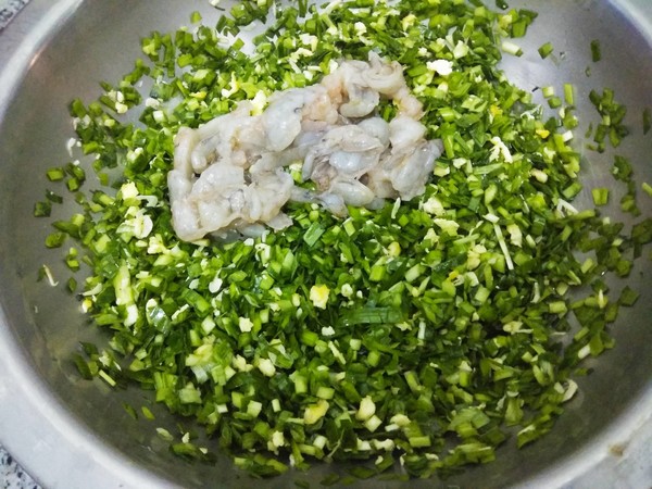 Shrimp and Leek Dumplings recipe