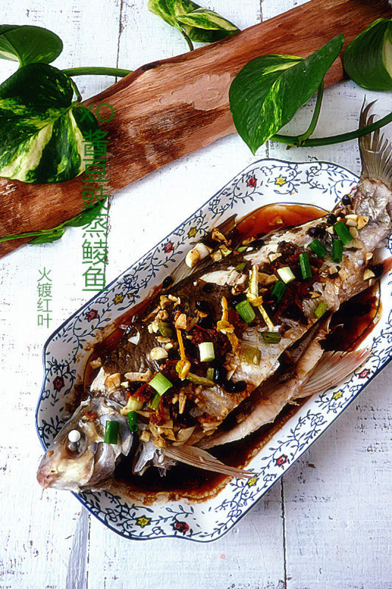 Steamed Dace in Xo Sauce with Black Bean Sauce recipe