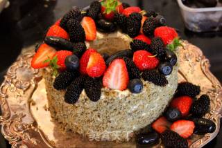 Fluff Marshmallow-black Sesame Chiffon Cake recipe