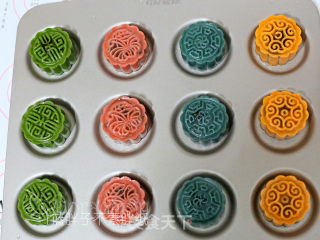 Colorful Cantonese-style Moon Cakes recipe