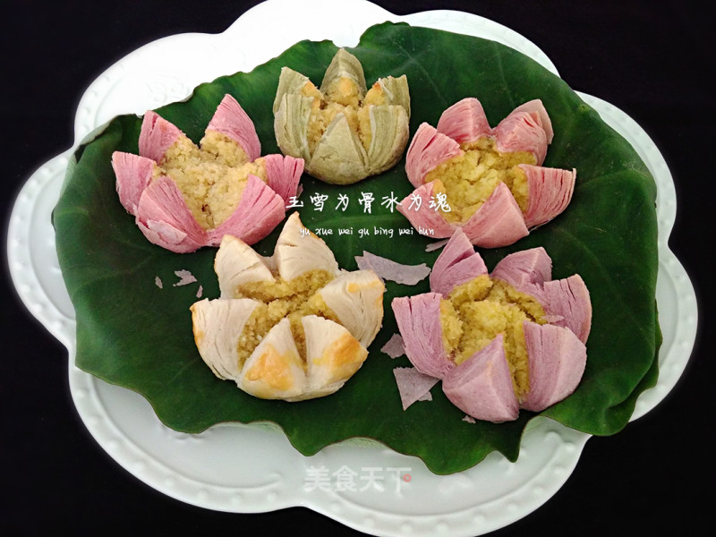 #aca烤明星大赛#lotus Pastry recipe
