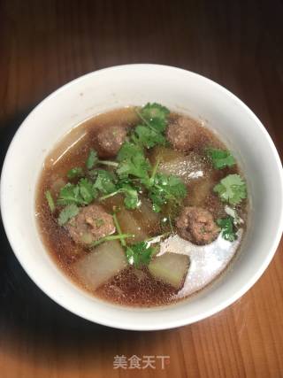 Lamb Meatballs and Winter Melon Soup recipe