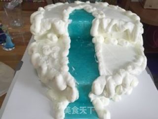 Frozen Scene Cake recipe