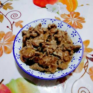 Stir-fried Beef with Three Vegetables recipe