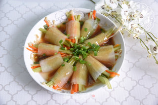 Winter Melon Fresh Vegetable Roll recipe