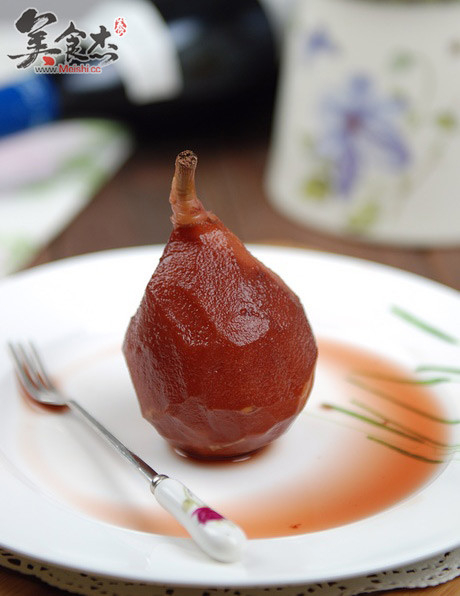 Red Pear Stewed in Red Wine recipe