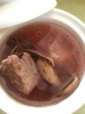 Ribs and Red Mushroom Soup recipe