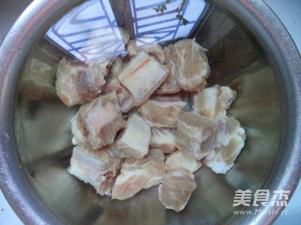 Steamed Pork Ribs with Dried Cowpeas recipe