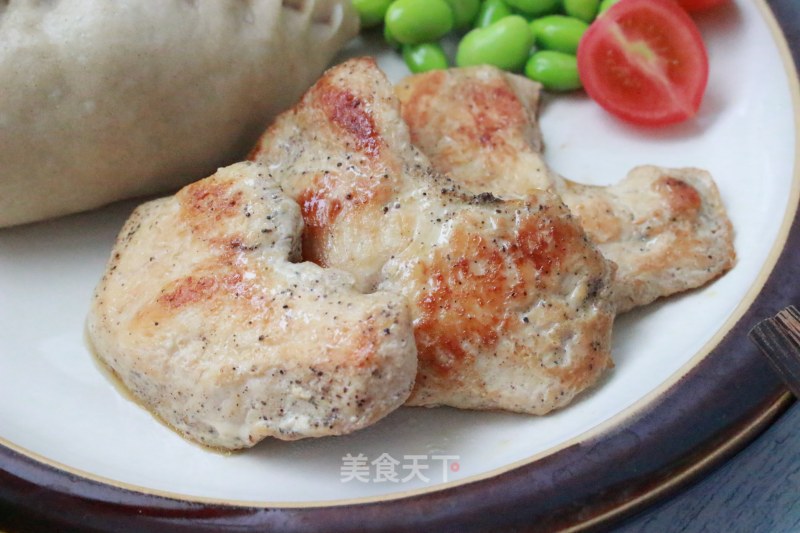 Fried Chicken Breast with Black Pepper recipe