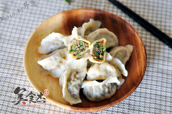 Leek Meat Dumplings recipe