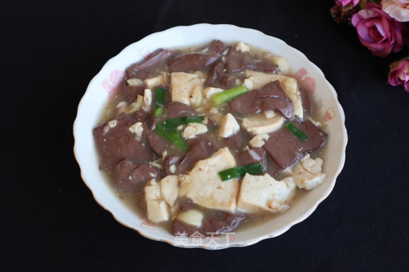Duck Blood Tofu Soup recipe