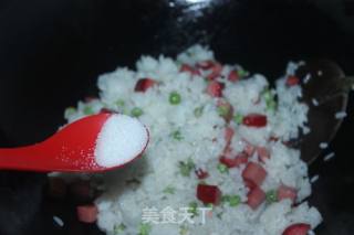 #米饭#red Sausage Fried Rice recipe