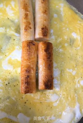 Crab Sticks and Egg Rolls recipe