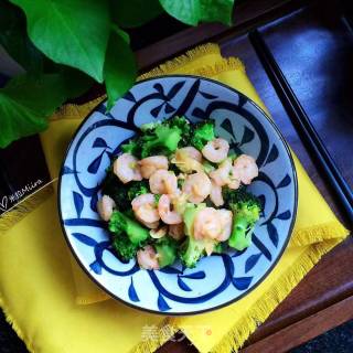 Fried Broccoli with Shrimp recipe