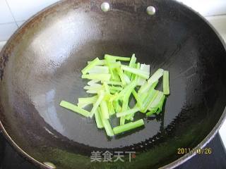 Celery and Yam Strips recipe