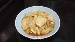 Braised Tofu with Cabbage recipe