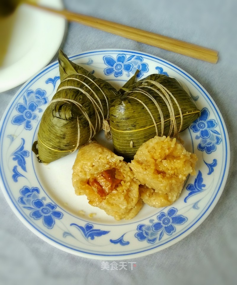 Salted Egg Yolk Pork Dumplings recipe