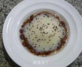 Black Sesame Raisin Glutinous Rice Cake recipe