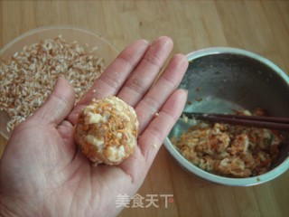 Golden Cordyceps Red Rice Balls recipe