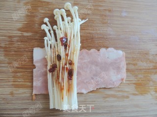 Bacon Enoki Mushroom Roll recipe