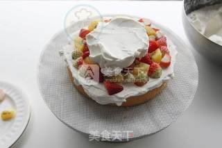 Strawberry Fruit Butter Decorating Cake recipe