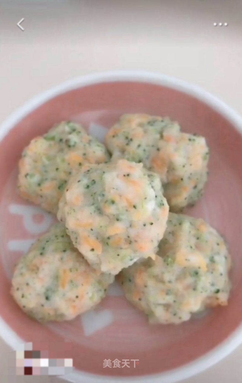 Squid and Vegetable Meatballs recipe