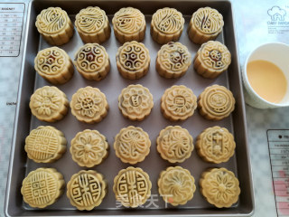 Cantonese Red Bean Paste and Egg Yolk Mooncake recipe