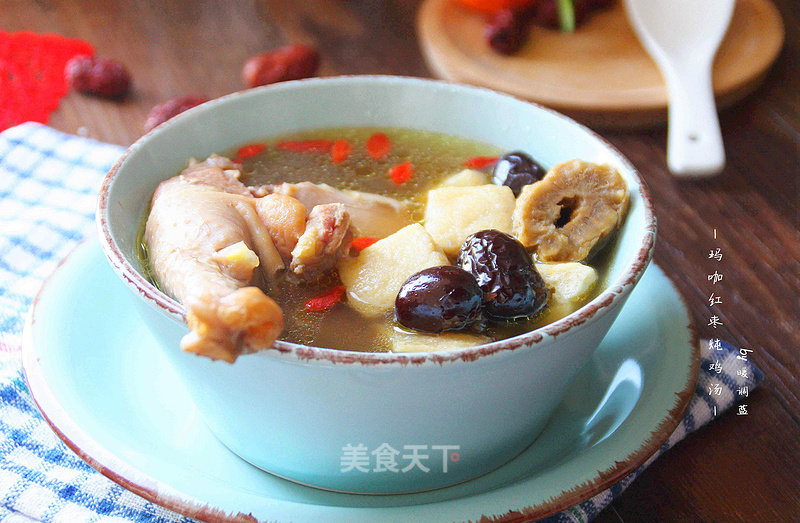 [maca and Red Dates Stewed Chicken Soup]: A Lucky Diet Soup
